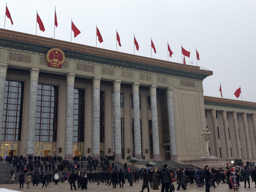 全国人大会议今日开幕。驻京记者杨浚源摄