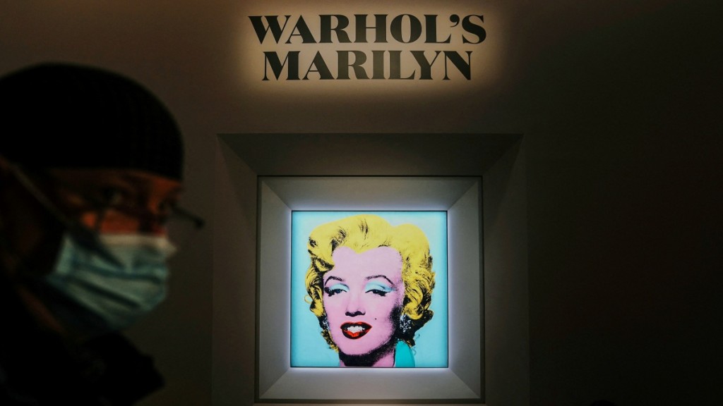 玛莉莲梦露死后安迪华荷创作了一连串以她为题材的作品。REUTERS