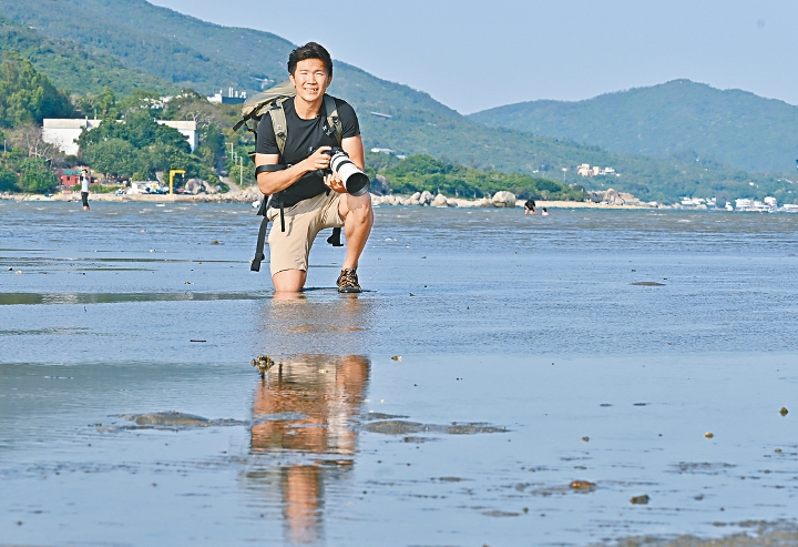 生態攝影師James不時會來到大嶼山水口拍攝鳥類及泥灘生物。