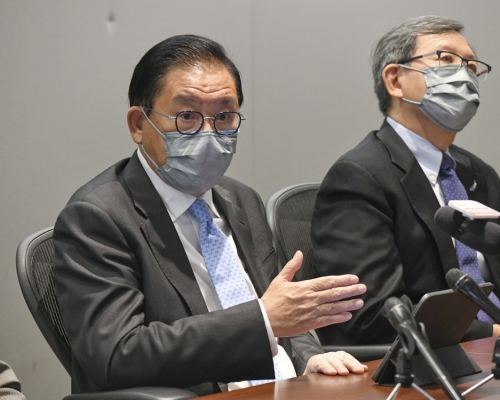 林健鋒歡迎國泰航空將加強機組人員防疫安排。資料圖片