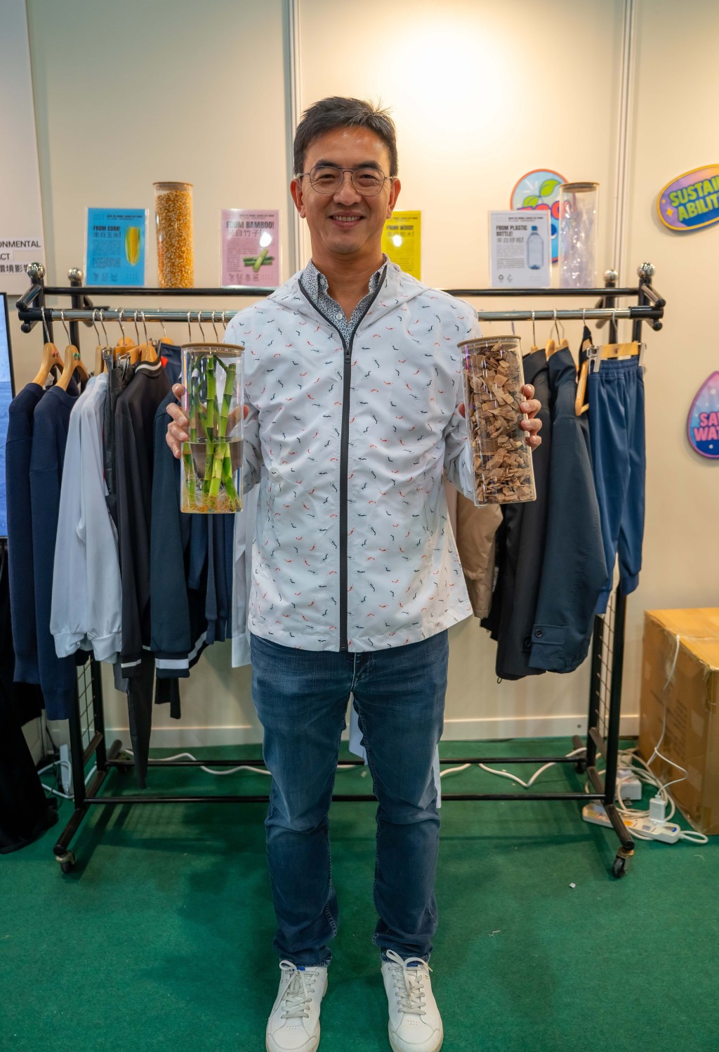 Paul经营家族企业庆年（Hanin），近年专注于可持续发展，他希望大众对可持续时尚、升级再造衣物、环保材料有更深入认识。