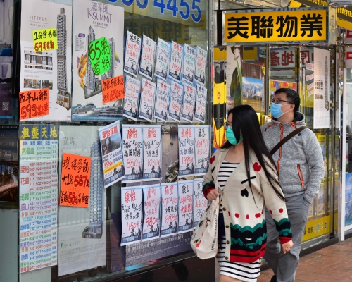9月註冊量6581宗，按月升22%。