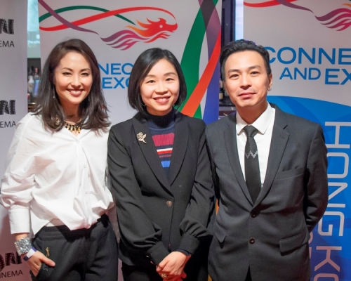 《麦路人》导演黄庆勋（右）和演员吴嘉星（左）。