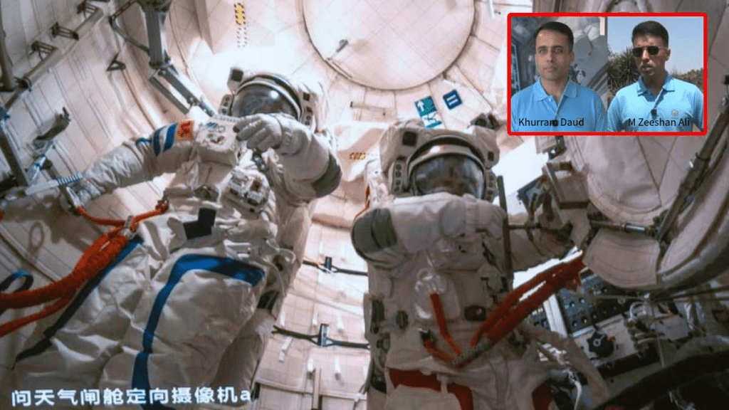兩名巴基斯坦航天員正在受訓。X@ChinaScience 