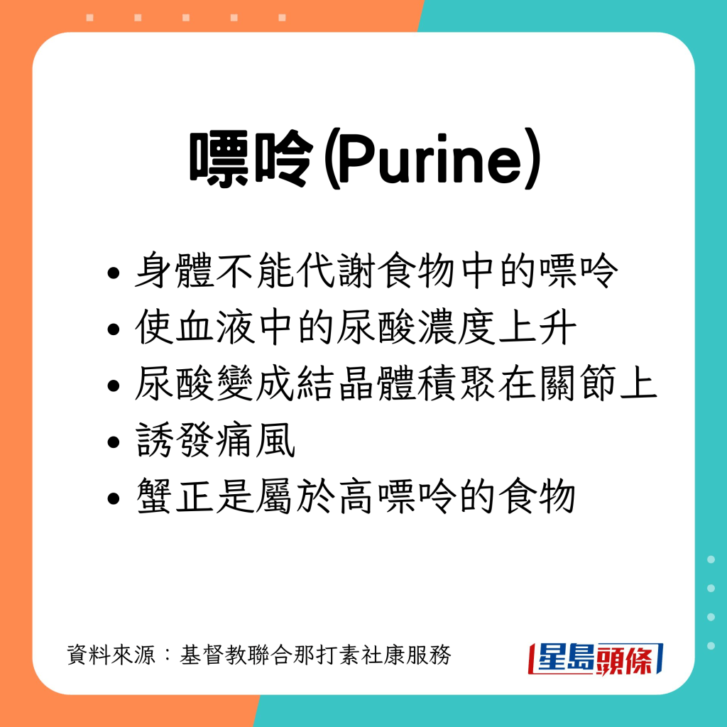 痛風病人不能代謝蟹裡的嘌呤