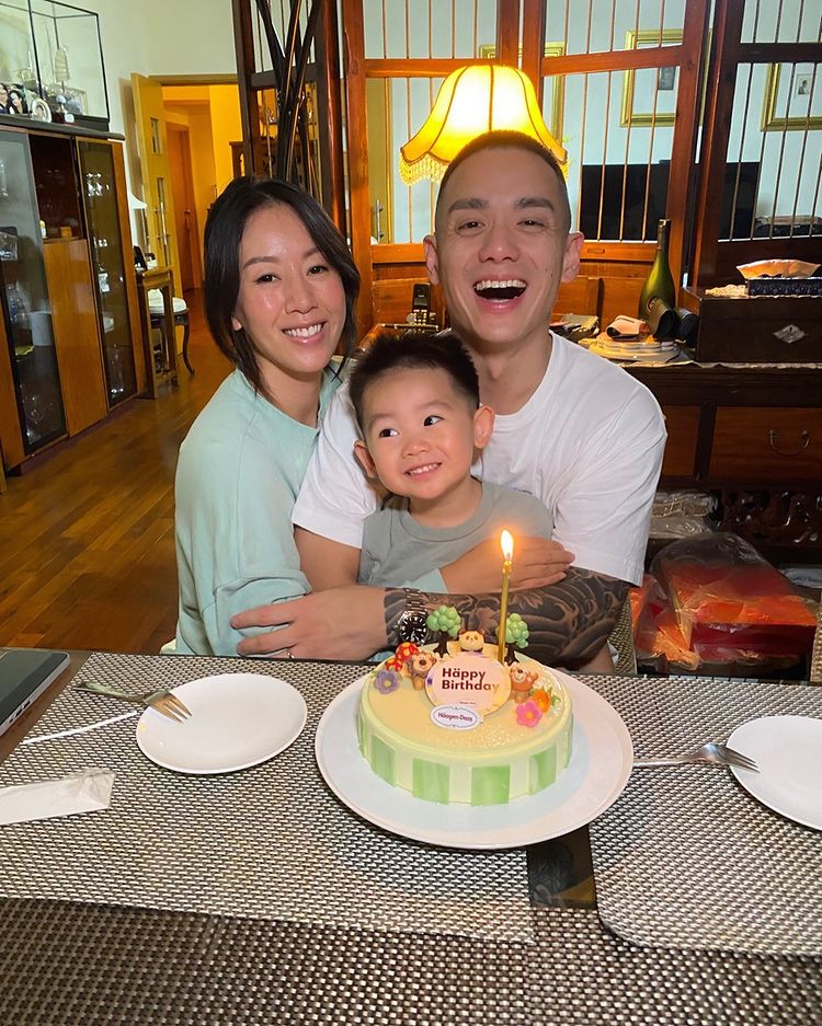 39歲的梁靖琪育有兩子，大仔成日出鏡！