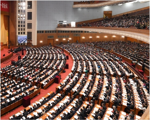 十三屆全國人大會議明日開幕。新華社