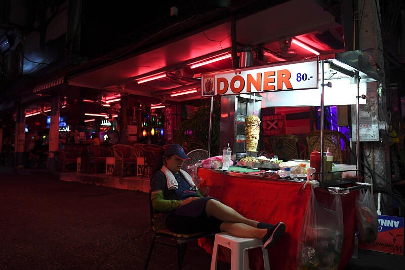 芭堤雅一處食店。路透社
