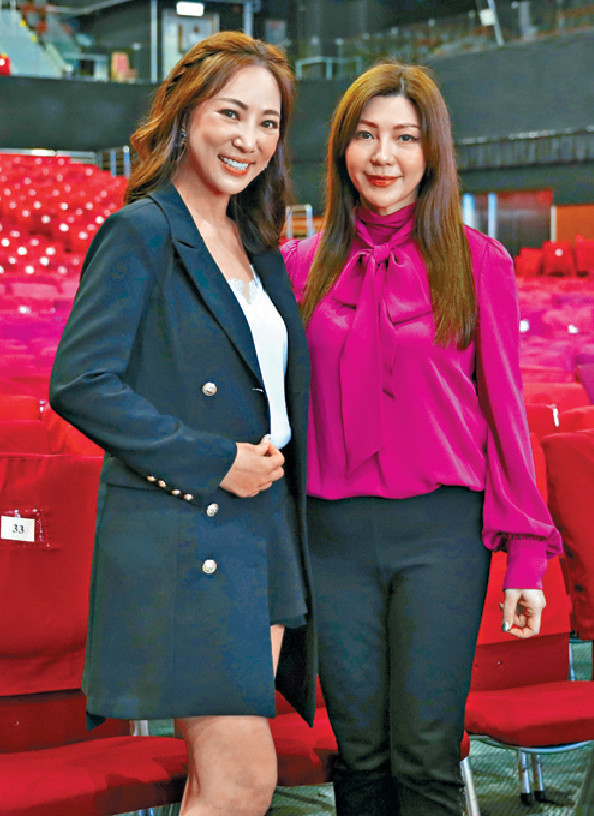 ■蔡加敏和「仁美清叙」主席程瑤是多年好友。