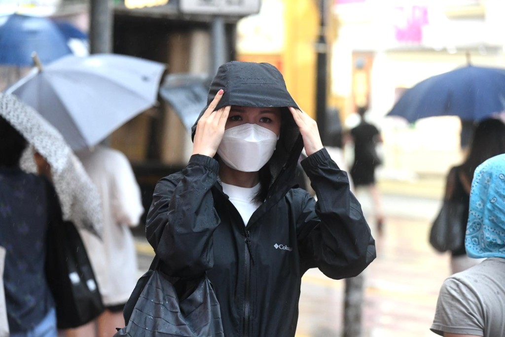 星期五、六的顯著降雨概率達到「高」。資料圖片