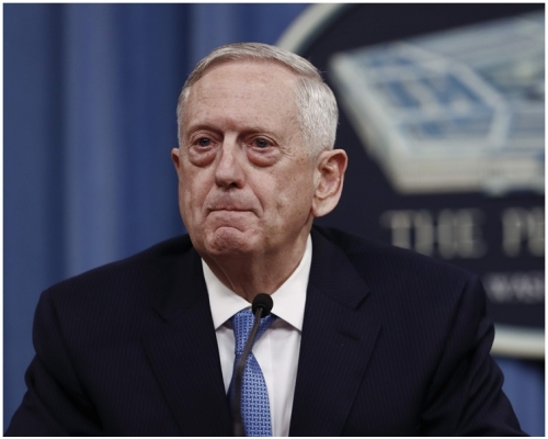 馬蒂斯將於今年春天訪問中國。AP