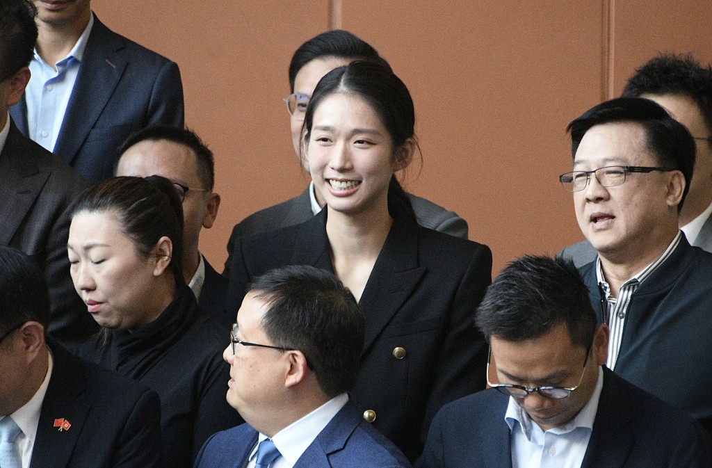 旅遊界當選人江旻憓。 旅遊界當選人江旻憓。