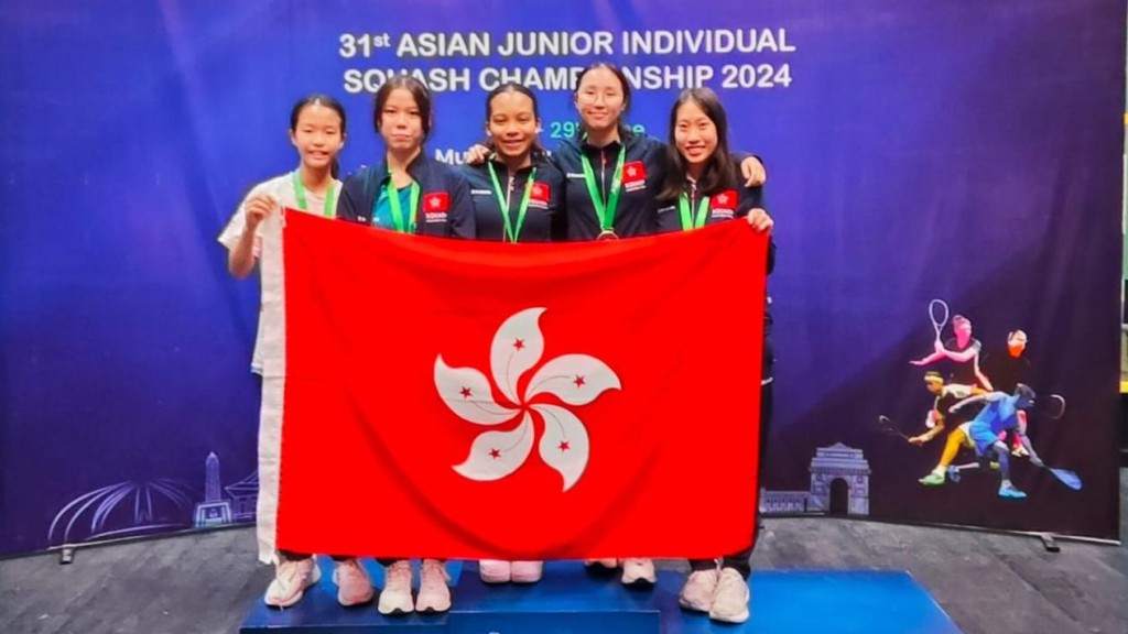 港壁隊在亞青賽奪1金2銀2銅。 壁總圖片
