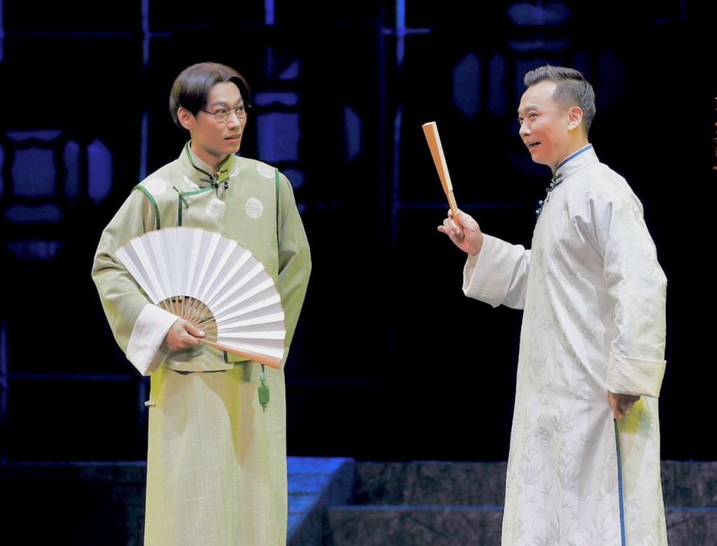 李江崊（左）扮演「南海十三郎」，大受歡眾歡迎。