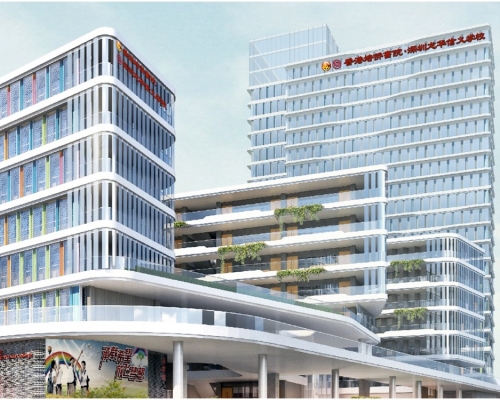 深圳香港培僑書院龍華信義學校今日開學。校方fb截圖
