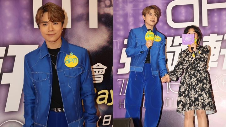 张敬轩今日出席签唱会，吸引近千人围观。