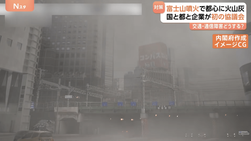 會議指出，如此厚度的火山灰將導致交通網絡全面崩潰，鐵路與公路運輸被迫中斷。