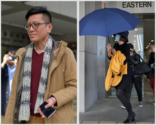 謝嘉綸(左)及劉婉玲(右)。