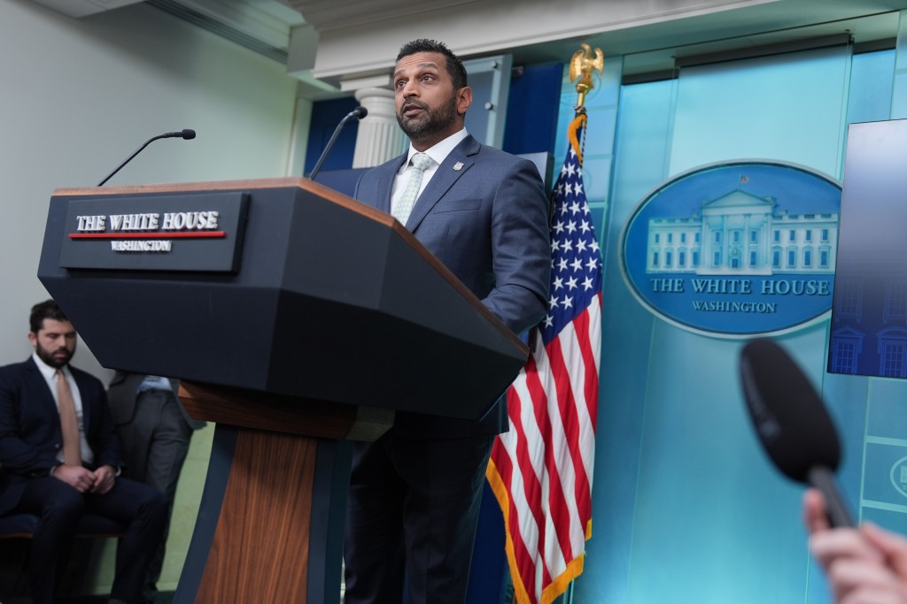 美國聯邦調查局局長帕特爾指中國承諾限制芬太尼原料已見成效。美聯社