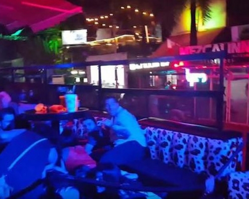 普拉亞德爾卡曼一間夜總會日前亦發生槍擊事件。AP