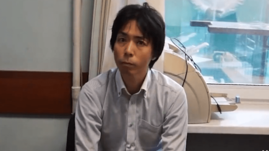 俄羅斯拘捕日本駐海參崴總領事館一名外交官。網上影片截圖