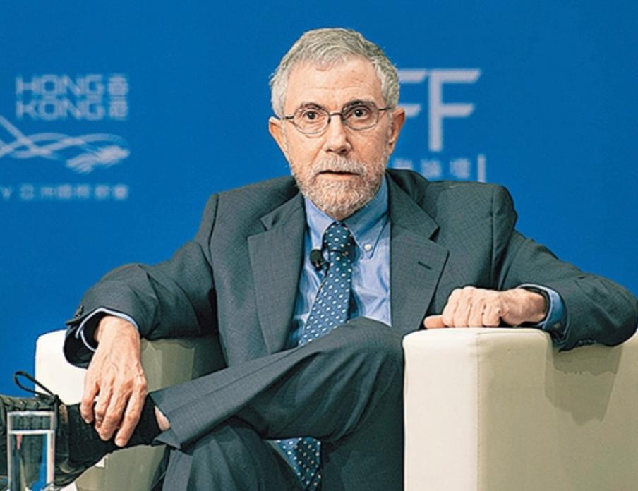 諾貝爾經濟學獎得主克魯明。 諾貝爾經濟學獎得主克魯明。