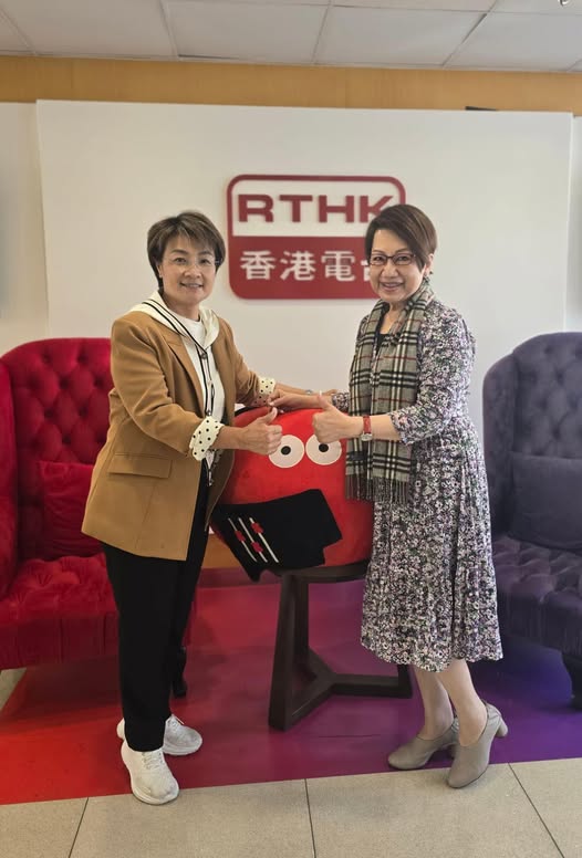 方國珊接受電台訪問。方國珊fb圖片