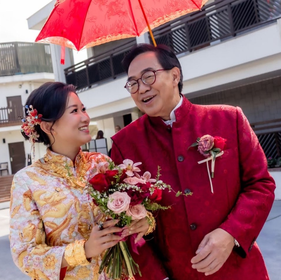 盧偉國近日迎接再婚之喜。盧偉國fb圖片 盧偉國近日迎接再婚之喜。盧偉國fb圖片