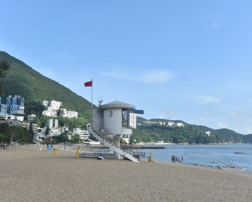 淺水灣泳灘。楊偉亨攝