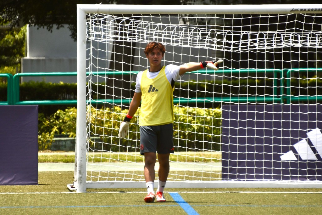 拜仁全球青訓計劃「The FC Bayern Global Academy」成員,司職門將的王庭樂(Mateo Wong)。楊駿堯攝 拜仁全球青訓計劃「The FC Bayern Global Academy」成員,司職門將的王庭樂(Mateo Wong)。楊駿堯攝