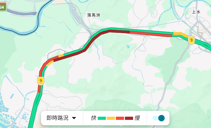 現場交通繁忙。Google Map