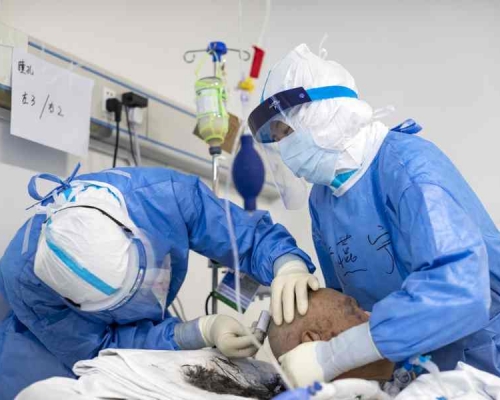湖北重症危重症患者降至兩位數。新華社