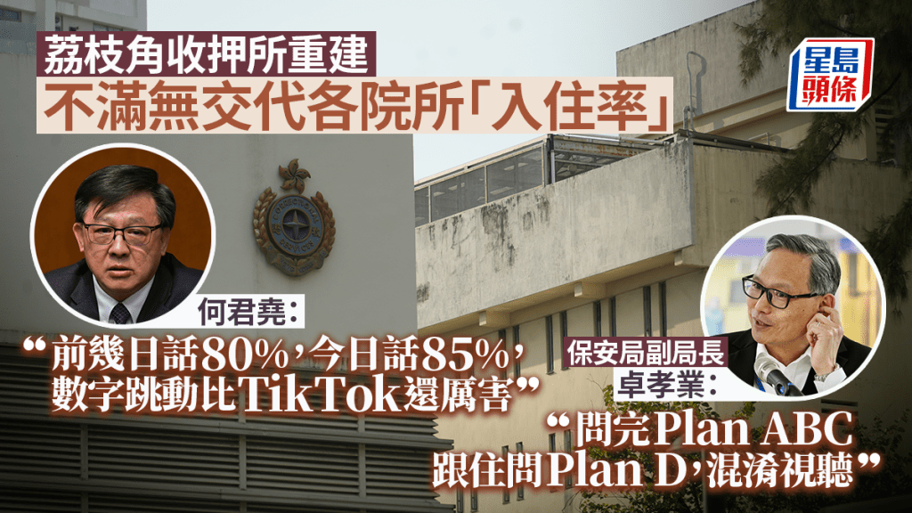 荔枝角收押所重建︱財會通過55億撥款 何君堯與保安局副局激辯兼投反對票:香港大把危樓都未整
