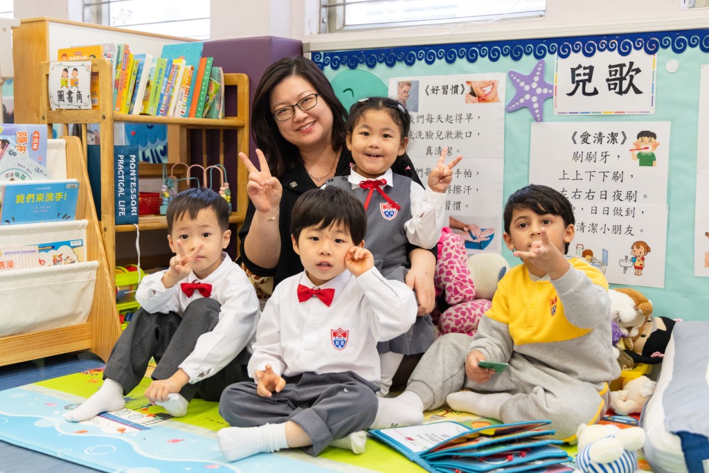 （後）全完堂幼稚園鄧雪堯校長（圖：李沃濤）