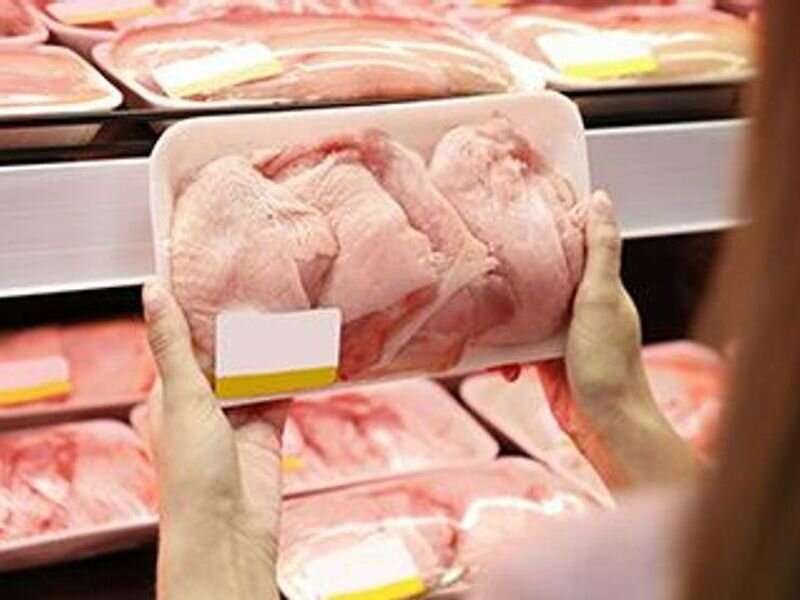 英國約八成的彎曲桿菌食物中毒病例來自受污染家禽。網圖