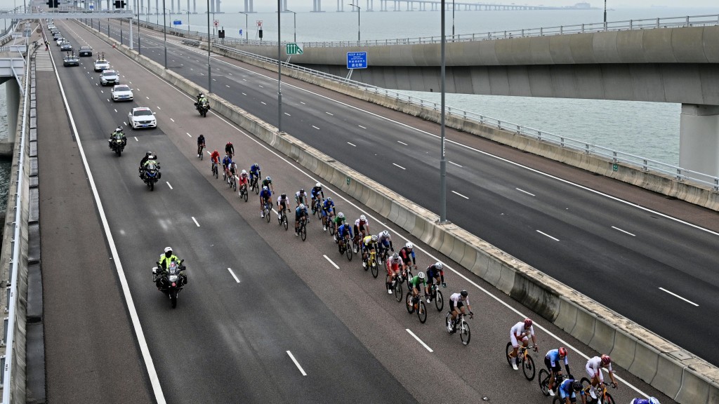 本港有份承辦兩個跨境項目，運動員可以「無感通關」。