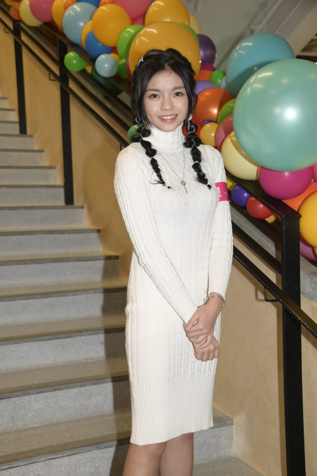 文凱婷有歌唱就開心。