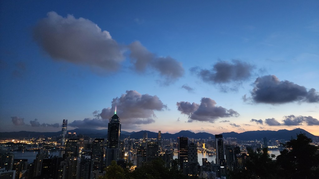 市區最高氣溫約33度。 市區最高氣溫約33度。
