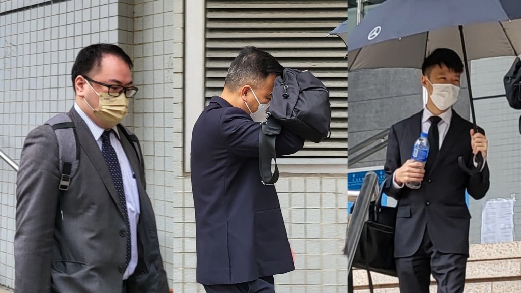 中環寶湖海鮮酒家有限公司代表(左),陳建東(中)及鍾廷謙(左)