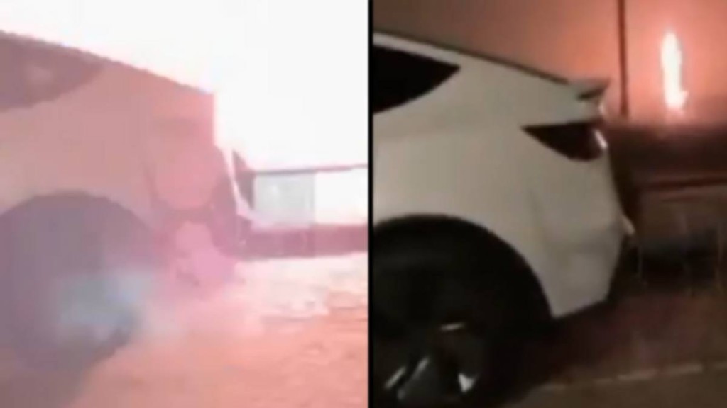 荷蘭首都阿姆斯特丹一所猶太學校突然發生爆炸。（X@Ynet Global）