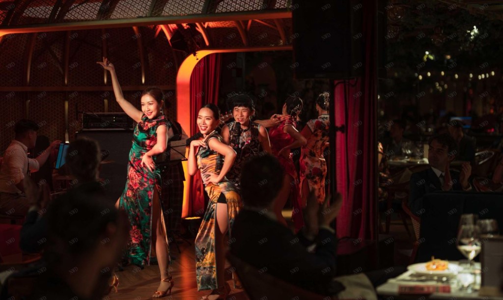 新世界發展本月辦《皇都之夜2023》歌舞晚宴，重現當年「小上海」盛況。新世界提供