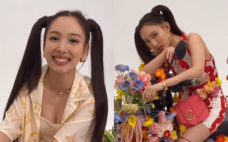 TWICE成員娜璉代言名牌服裝，同時晒小性感。
