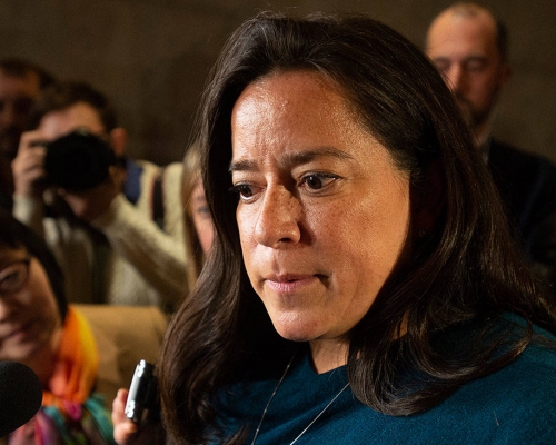 前司法部長王州迪(Jody Wilson-Raybould)公開電話錄音,以證明杜魯多曾干預司法。 美聯社圖片
