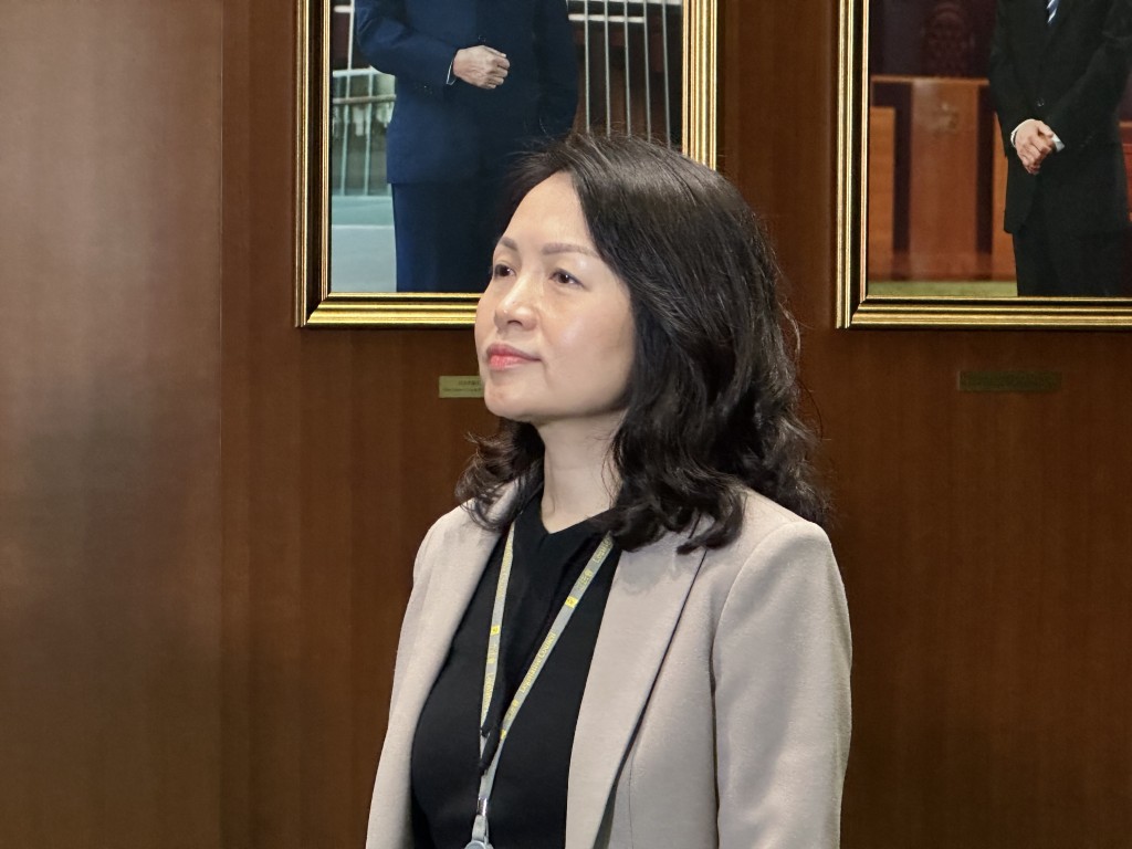 卫碧瑶将接任立法会秘书长。（何嘉敏摄）