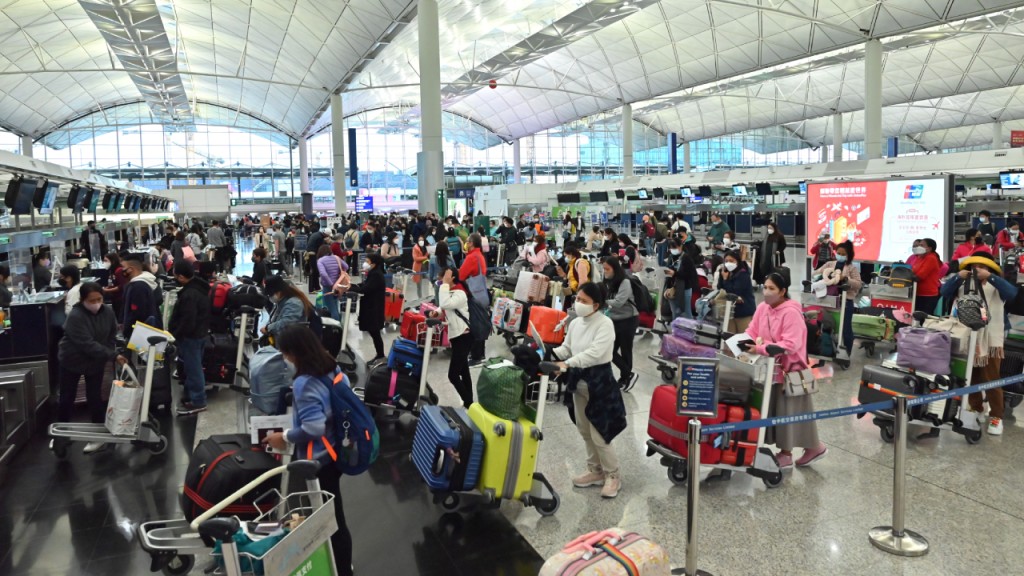 機管局表示將做好準備，以迎接即將增加的航班及旅客。資料圖片