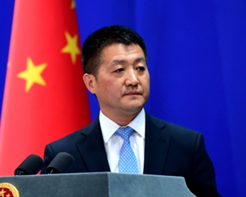 外交部發言人陸慷指美方指控為憑空捏造。外交部網圖