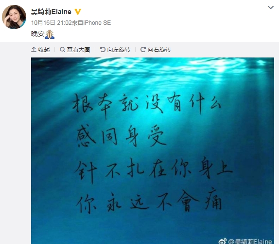 吳綺莉貼金句