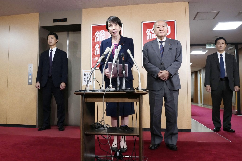 民調顯示，43.8%受訪者支持高市早苗出任首相。路透社