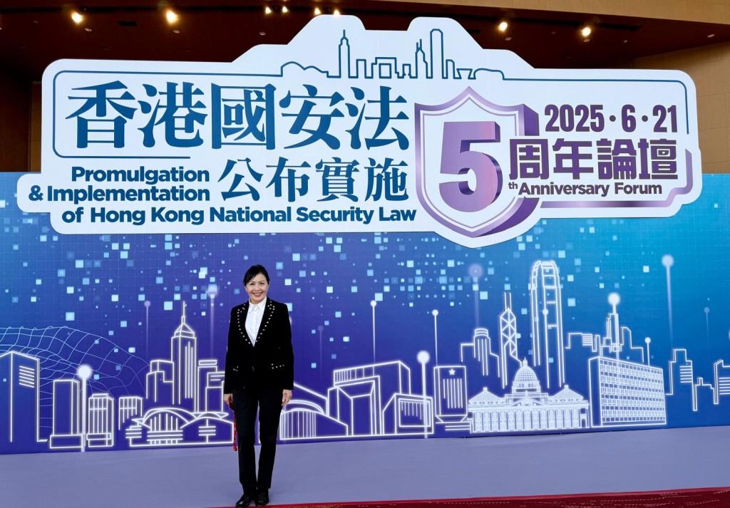 行政會議成員、全國政協委員陳清霞認為國安法教育需常抓不懈。 行政會議成員、全國政協委員陳清霞認為國安法教育需常抓不懈。