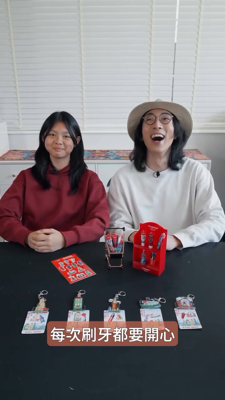 陸一心不時跟爸爸陸永一起接KOL工作。 陸一心不時跟爸爸陸永一起接KOL工作。